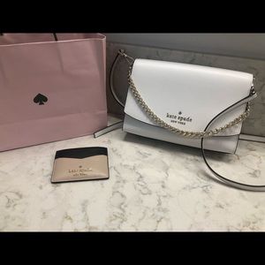 Kate Spade Carson convertible crossbody white